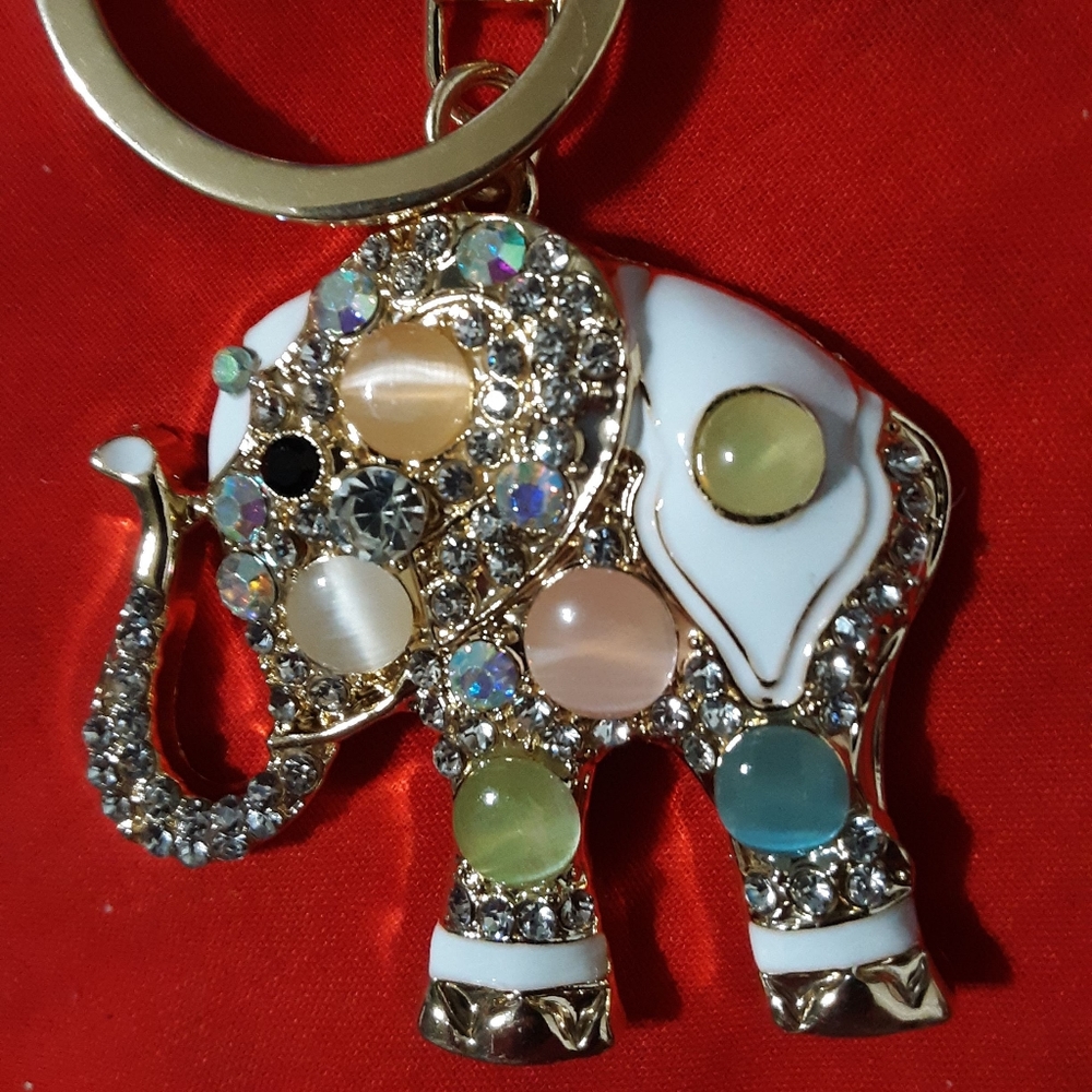Jeweled golden ELEPHANT